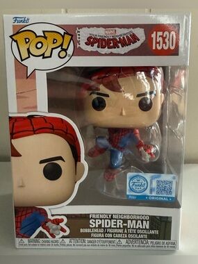 Funko Pop! Friendly Neighborhood Spider-Man Vinyl Figure - Red, Blue